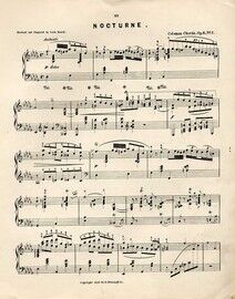 Nocturne - Piano Solo - Op. 6, No. 1