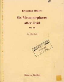 Britten - Six Metamorphoses after Ovid - For Oboe Solo - Op. 49