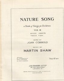 Nature Song  - A Book of Songs for Children - Volume II