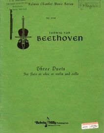 Beethoven - Three Duets - For Flute or Oboe or Violin and Cello