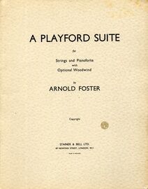 A Playford Suite - For Strings and Pianoforte with Optional Woodwind