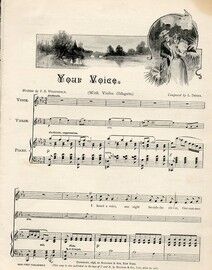 Your Voice - Song with Violin and Piano accompaniment