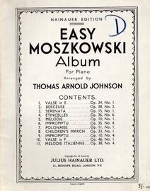 Easy Moszkowski Album - For Piano
