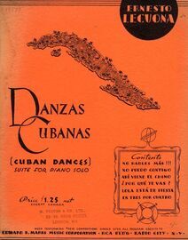 Danzas Cubanas - Suite of Six Compositions for Piano Solo