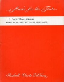 Bach - Three Sontas for Flute & Figured Bass (Piano) - Silver & Francis Arrangement