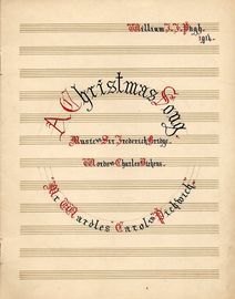 A Christmas Song - Carol in Pickwick - for Piano and Voice