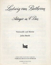 Beethoven - Adagio in C Dur - For Cello and Piano