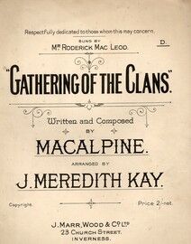 Gathering of the Clans - Song