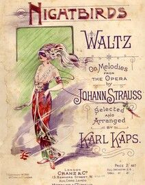 Nightbirds Waltz - On Melodies from the Opera by Johann Strauss - Piano Solo