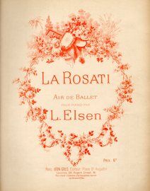 La Rosati - Air de Ballet - Piano Solo