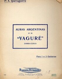 Auras Argentinas No. 10 - Yagure - Zamba-Cueca - For Two Guitars - 7403