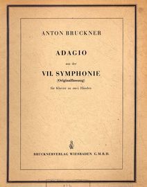 Adagio aus der VII Symphonie (Originalfassung) - Fur Klavier zu zwei Handen