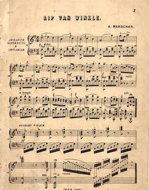 RIP Van Winkle - Andante Sostenuto E Cantabile - Piano Solo Arrangement - H & R. 1550