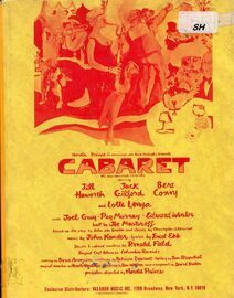 Cabaret - Musical Comedy - Vocal Score