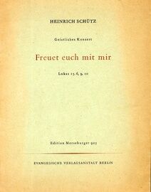 Freuet Euch Mit Mir - For 2 Tenors and Organ