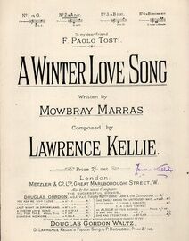 A Winter Love Song - In the Key of A Flat - For Low to Medium Voice