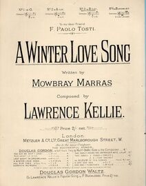 A Winter Love Song - In the Key of B Flat - For Medium to High Voice