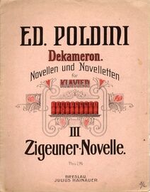 Ziegeuner - Novelle for Piano from Dekameron, Novellen und Novelletten - Op. 38, No. 3