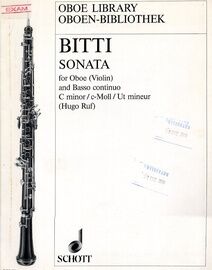 Bitti - Sonata for Oboe (Violin) and Basso Continuo in C Minor