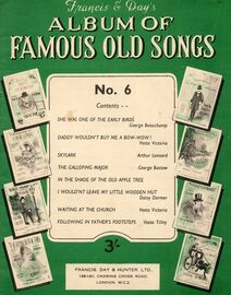 Francis Day's Album of Famous Old Songs No. 6