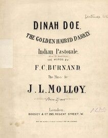 Dinah Doe, The Golden Haired Darkey, Indian Pastorale.