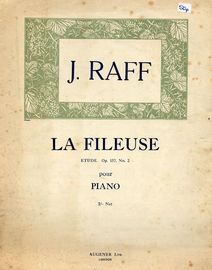 La Fileuse - Etude for piano solo Op. 157 No. 2