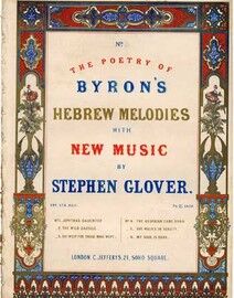 The Assyrian came down, No.4 from The Poetry of Byrons Hebrew Melodies,