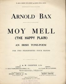Moy Mell (The Happy Plain)- An Irish Tone-Poem For Two Pianos, Four Hands - Chester Library