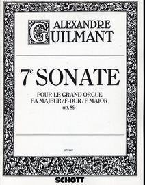 7 Sonate - Pour Le Grand Orgue - F Major - Op. 89 - E. D. 1867
