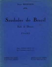 Saudades do Brazil - Suite de Danses pour Piano - Volume 1 - Piano Solo