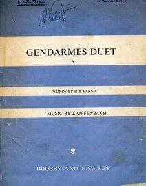 Gendarmes Duet -  from "Genevieve De Brabant" in D major for Baritone and Bass