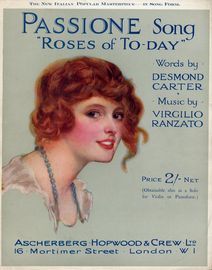 Passione Song - Roses of Today - for Piano and Voice