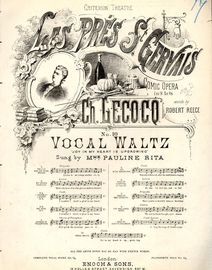 No.10 - Vocal Waltz - Song from the Comic Opera "Les Pres St. Gervais"
