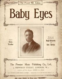 Baby Eyes - Sung by Eric Yorke ( image of him on the front cover)