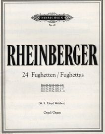 24 Fuhetten/Fughettas - Op. 123a, No.'s 1-6 - Hinrichsen Edition No. 47