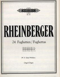 24 Fuhetten/Fughettas - Op. 123a, No.'s 7-12 - Hinrichsen Edition No. 48