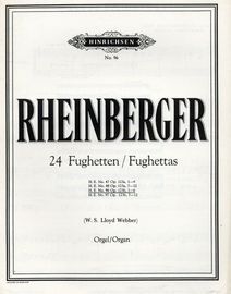 24 Fuhetten/Fughettas - Op. 123b, No.'s 1-6 - Hinrichsen Edition No. 96