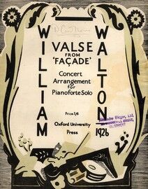 Valse from Facade - Concert arrangement for pianoforte solo