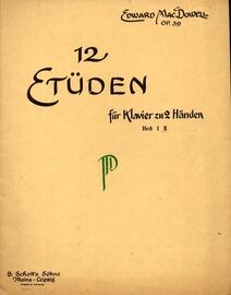 12 Etudes for the Piano - Op.39 - Heft II