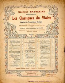 Adagio - Du 13e Quatuor - Les Classiques du Violon - Pour Violon avec Accompagnement de Piano