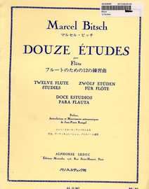 Bitsch - 12 Studies for Flute Solo