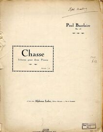 Chasse - Scherzo pour deux Pianos - Op. 103