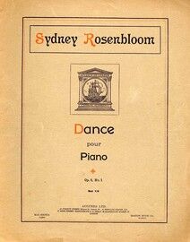 Dance por Piano - Piano Solo - Op. 6, No. 1