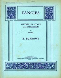 Fancies - Studies in Style and Expression - For Piano - Augener Album Series No. 208