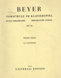 Beyer - Preparatory School - Piano Solo - Op. 101