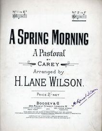 A Spring Morning.  A Pastoral - Key of F major