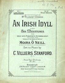 An Irish Idyll in Six Miniatures for Low Voice by C.Villiers Stanford