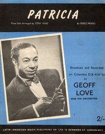 Patricia  - Piano Solo as performed by Geoff Love