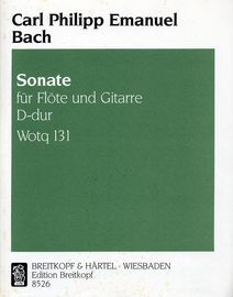Carl Philipp Emanuel Bach - Sonate - fur Flote und Gitarre - D-dur Wotq 131