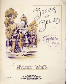 Beaux and Belles - Gavotte for Piano - Paxton edition No. 1616